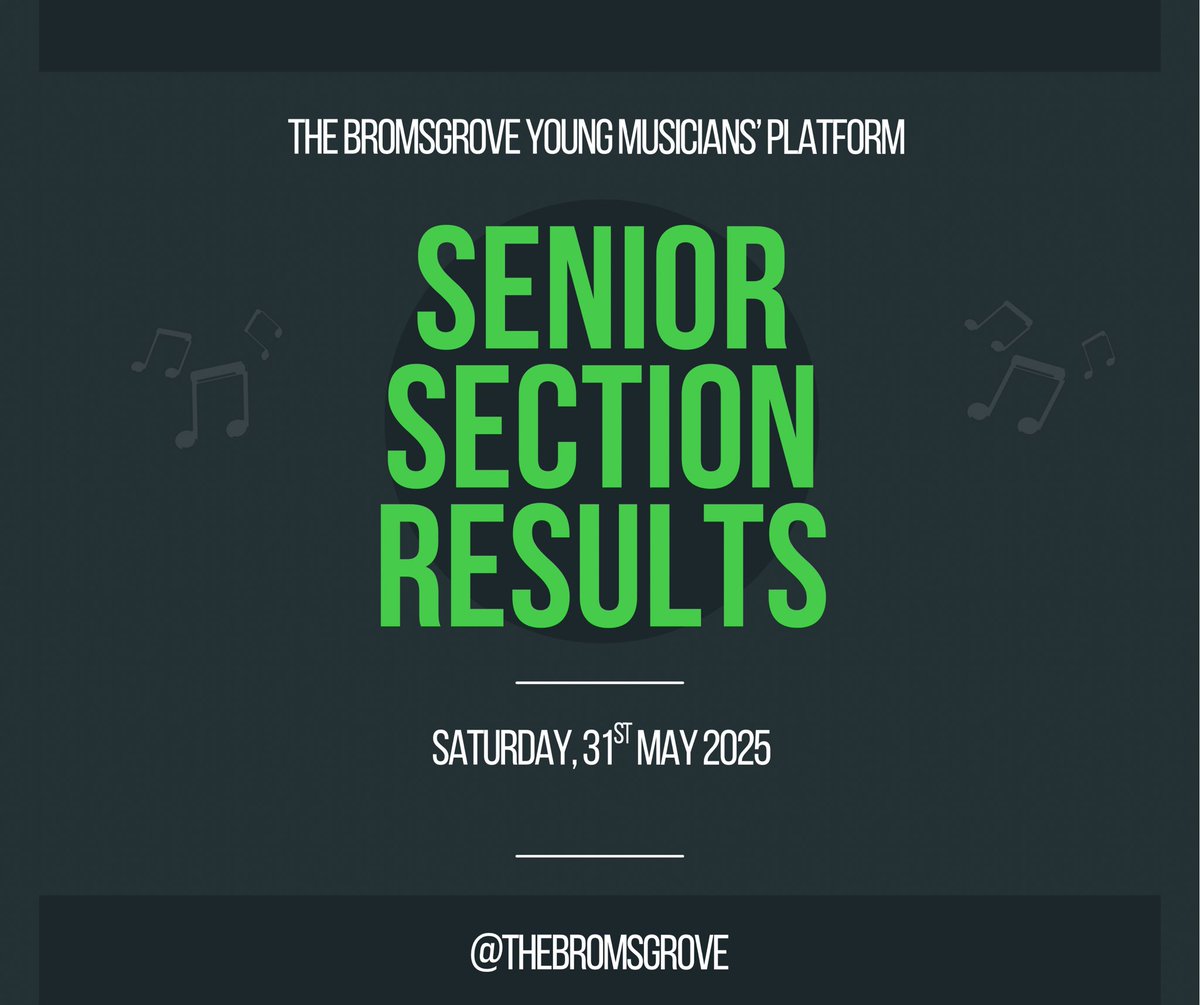 Our Senior competitors also took to the stage today, and what a wonderful afternoon of music-making it was. 

Huge congratulation to the 2025 prize winners:

Senior winner - Lia W (cello)
Senior runner up - Nathaniel L (oboe)

#BYMP #BYMP25 #YoungMusicians #MusicCompetition