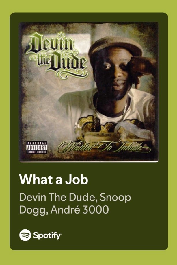 What's the most underrated guest rap verse of all time?

Andre 3000 on What a Job