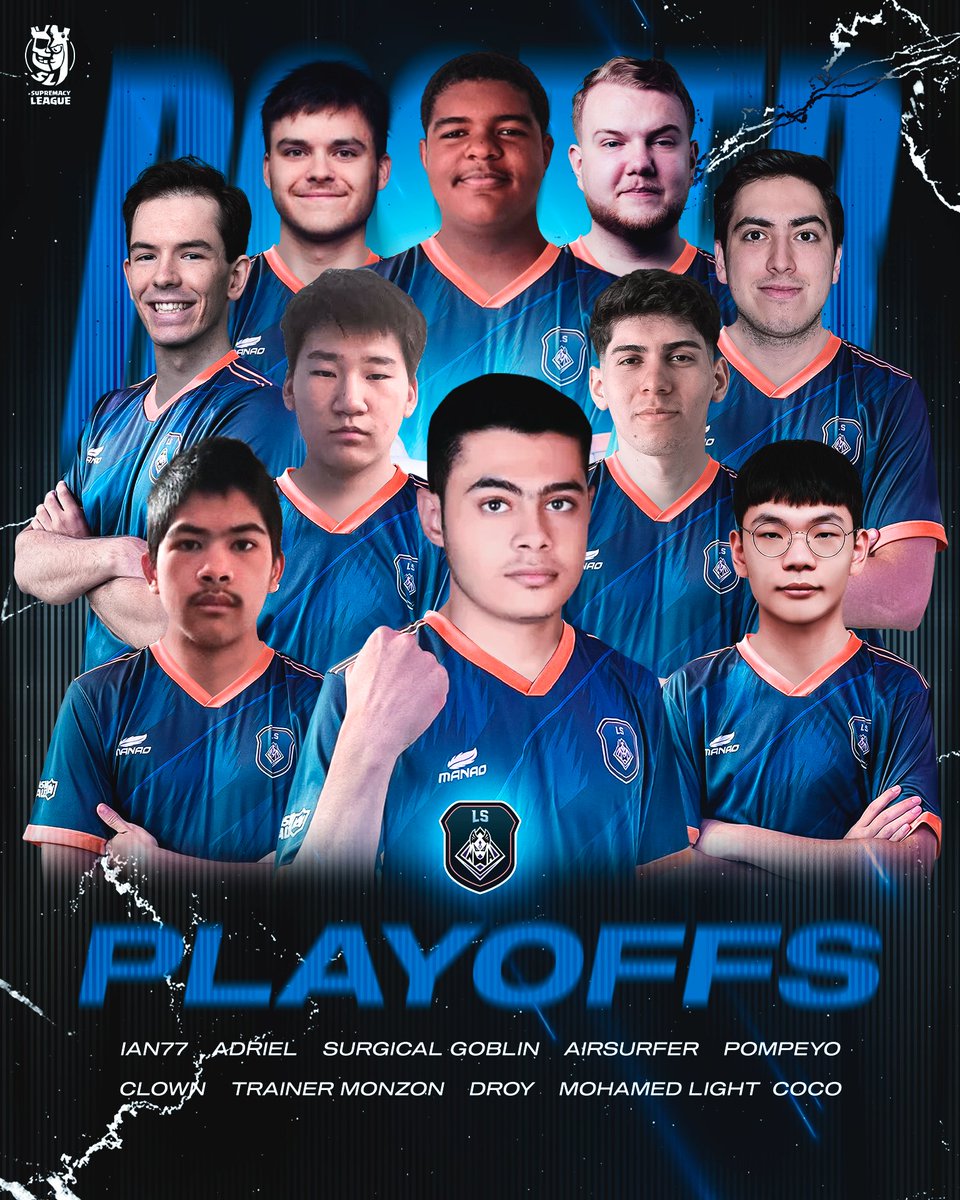 Ladrones Squad ๐ (@ladronessquad) on Twitter photo ๐ต PLAYOFFS - SMCY ๐ฅ
PRESENTAMOS A NUESTRO PLANTEL PARA LA FASE FINAL DE <a href="/CR_Supremacy/">Supremacy League</a> ๐คฉ๐
๐บ๐ธ <a href="/Ian77cr1/">Ian77</a>
๐ฉ๐ด <a href="/AdrielEduardo11/">Adriel</a>
๐ณ๐ฑ <a href="/SurgicalGoblin/">Surgical Goblin</a>
๐บ๐ธ <a href="/airsurfercr/">airsurfer</a>
๐ฒ๐ฝ <a href="/Pompeyo4CR/">Pompeyo4</a>
๐ฐ๐ท <a href="/KickAshCR/">KickAsh</a>
๐ญ๐ณ <a href="/TrainerMonzon/">Trainer Monzรณn</a>
๐บ๐ธ <a href="/droy5555/">droy</a>
๐ช๐ฌ <a href="/MohamedLightCr1/">Mohamed Light</a>
๐ฐ๐ท <a href="/Coco_CR04/">Coco</a>
#NwAxLS #LadronesSquad ๐ต PLAYOFFS - SMCY ๐ฅ
PRESENTAMOS A NUESTRO PLANTEL PARA LA FASE FINAL DE <a href="/CR_Supremacy/">Supremacy League</a> ๐คฉ๐
๐บ๐ธ <a href="/Ian77cr1/">Ian77</a>
๐ฉ๐ด <a href="/AdrielEduardo11/">Adriel</a>
๐ณ๐ฑ <a href="/SurgicalGoblin/">Surgical Goblin</a>
๐บ๐ธ <a href="/airsurfercr/">airsurfer</a>
๐ฒ๐ฝ <a href="/Pompeyo4CR/">Pompeyo4</a>
๐ฐ๐ท <a href="/KickAshCR/">KickAsh</a>
๐ญ๐ณ <a href="/TrainerMonzon/">Trainer Monzรณn</a>
๐บ๐ธ <a href="/droy5555/">droy</a>
๐ช๐ฌ <a href="/MohamedLightCr1/">Mohamed Light</a>
๐ฐ๐ท <a href="/Coco_CR04/">Coco</a>
#NwAxLS #LadronesSquad