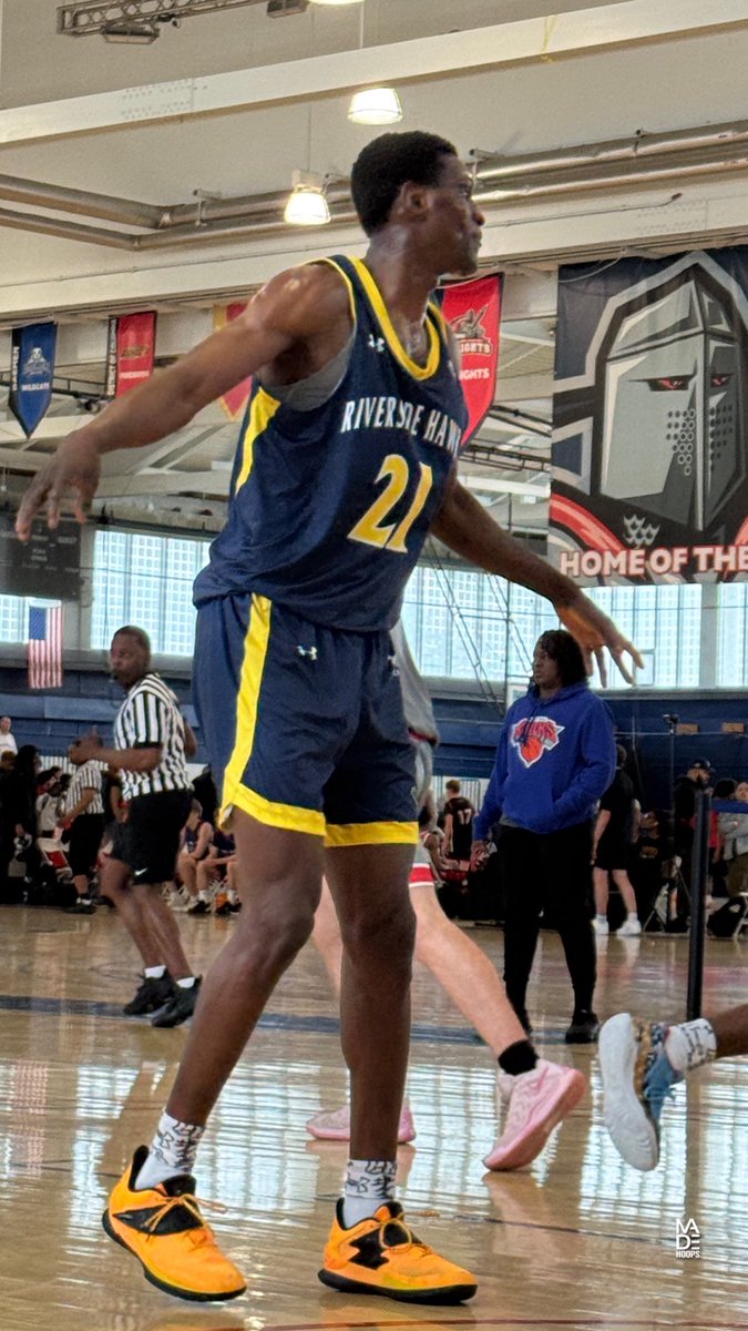 At <a href="/madehoops/">MADE Hoops</a>’ The Collision event in Queens today. So far, been most impressed by Isaac Olaniba, who flashes soft touch around the free throw line, and Modu Abdulrahman (2028/TNE).

Have also liked Abraham Taiwo (2028/Riverside Hawks, recently transferred to LuHi). Big project.