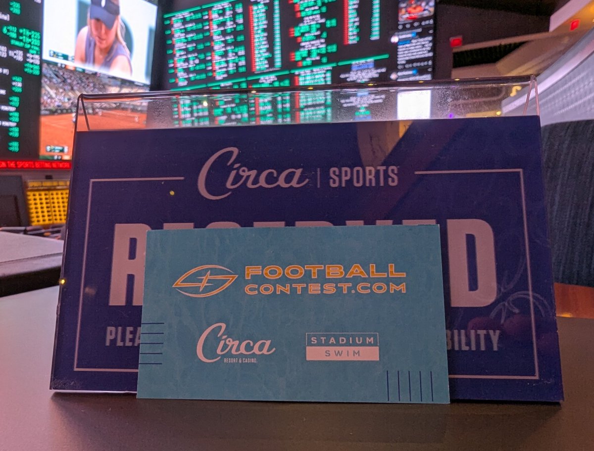 VegasMatty (@vegas_matty) on Twitter photo Giving away FREE passes to <a href="/stadiumswim/">Stadium Swim</a> today, all you have to do is sign up for a <a href="/FootballContest/">Circa Million/Survivor/SuperContest Proxy Service</a> at <a href="/CircaSports/">Circa Sports</a> & use us as your proxy. Come see me in Booth 6 to enter, then beat the heat at the pool 🏈💦 Giving away FREE passes to <a href="/stadiumswim/">Stadium Swim</a> today, all you have to do is sign up for a <a href="/FootballContest/">Circa Million/Survivor/SuperContest Proxy Service</a> at <a href="/CircaSports/">Circa Sports</a> & use us as your proxy. Come see me in Booth 6 to enter, then beat the heat at the pool 🏈💦