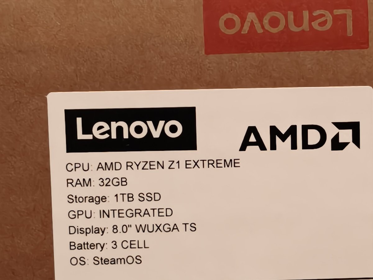 tkdsl8655's tweet image. The Legion Go S 8 is in, with #steamos and a beautiful large 8-in display and powered by the @AMDRyzen Ryzen Z1 Extreme, 32GB of ram,And a massive 1TB of storage
 @Lenovo #legiongos8