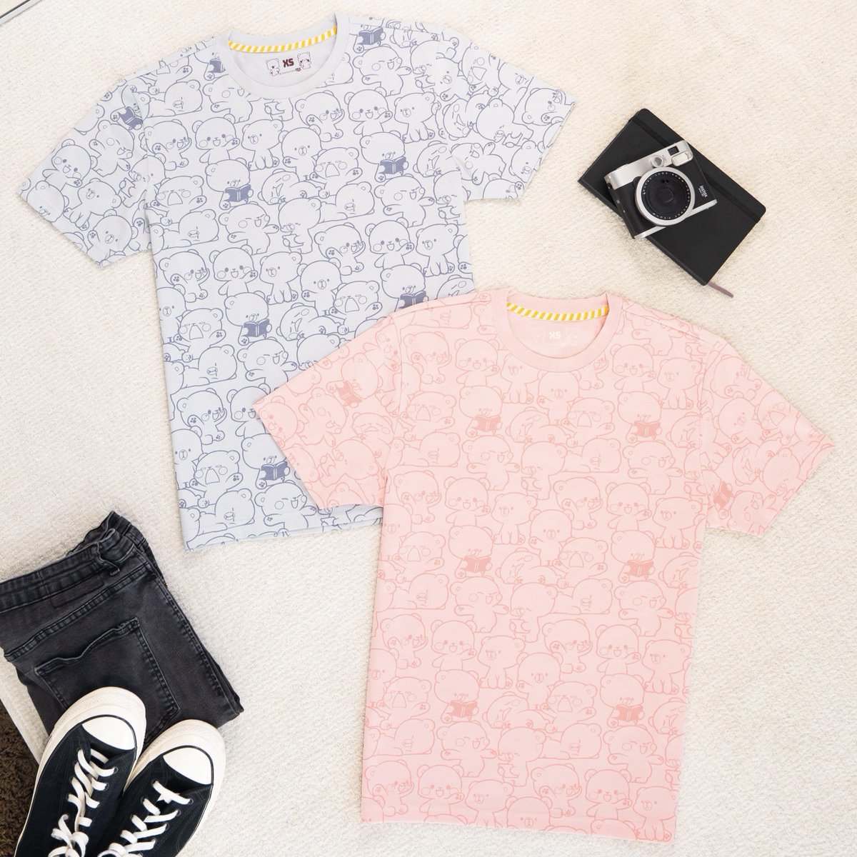 A collage of joy with Milk &amp; Mocha 💗
Mark your calendar—Giordano x Milk Mocha Bear: Daily Life Collage T-Shirt is coming Monday, June 2 at 9 AM PST!