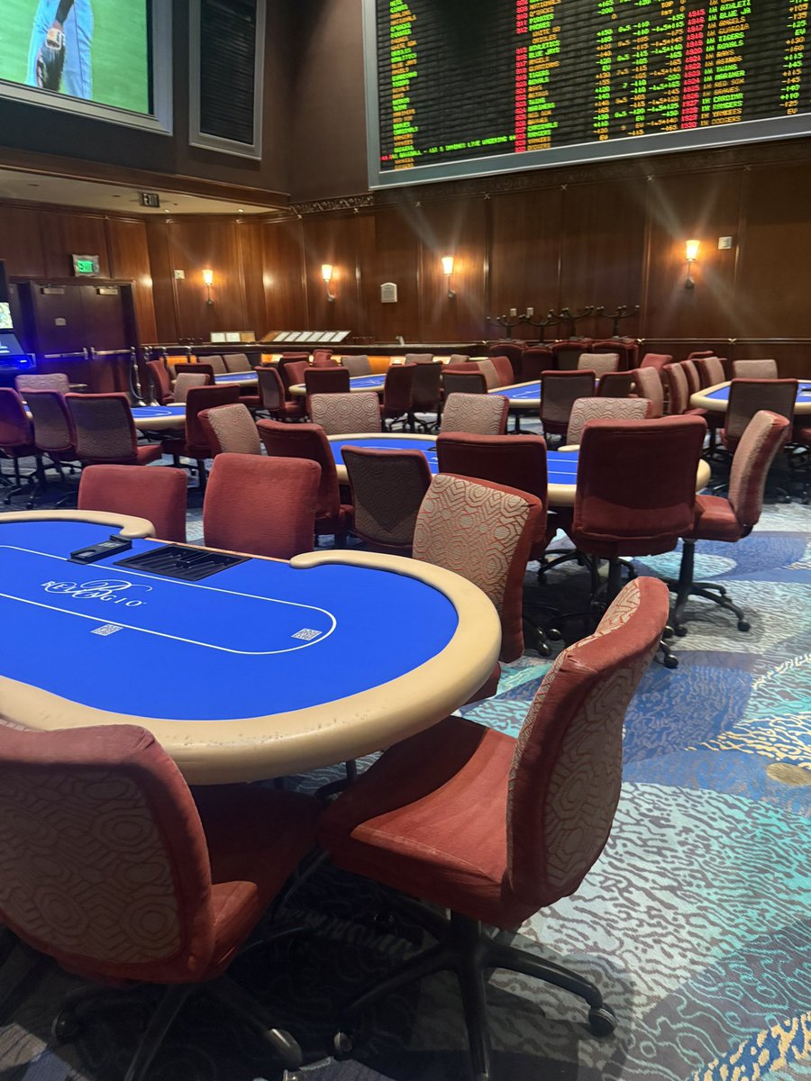 Summer is here! An expanded poker room, two hour window to register for a wait list prior to your arrival , and the best live action! 

Remember, all tournaments postponed until late July.