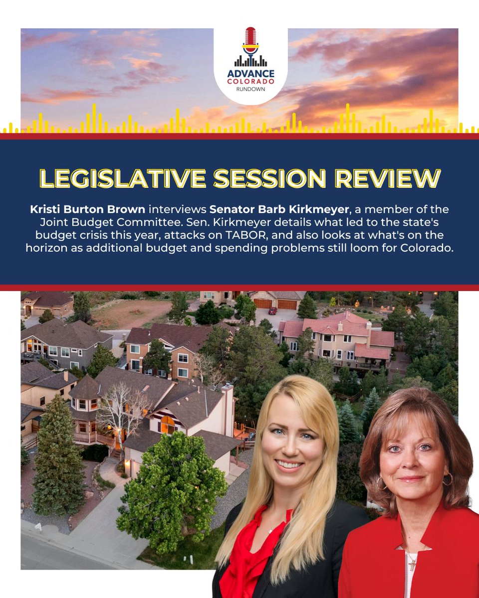 What caused Colorado’s budget crisis this year—and what’s still ahead? The latest Advance Colorado Rundown breaks down attacks on TABOR, reckless spending, and the looming financial challenges facing our state. Don’t miss it. Listen now: bit.ly/3SWKTYX #copolitics