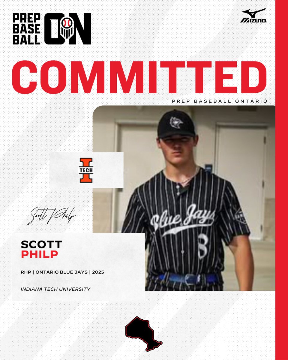 Prep Baseball Ontario (@prepbaseballon) on Twitter photo π¨ππππππππππ ππππππ¨
'25 RHP Scott Philp (<a href="/OntarioBlueJays/">Ontario Blue Jays</a>) announces his commitment to Indiana Tech University.
#BeSeen | <a href="/INTechBaseball/">Indiana Tech Baseball</a> π¨ππππππππππ ππππππ¨
'25 RHP Scott Philp (<a href="/OntarioBlueJays/">Ontario Blue Jays</a>) announces his commitment to Indiana Tech University.
#BeSeen | <a href="/INTechBaseball/">Indiana Tech Baseball</a>