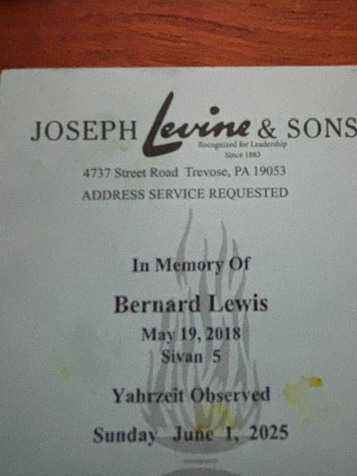 LewisRemembered's tweet image. Tomorrow, June 1st is the Yahrzeit for my Father, Bernard Lewis who passed 7 years ago on Sivan 5. (As I noted earlier; in the Western Calendar today also marks the birthday of Bernard Lewis - born May 31, 1916)