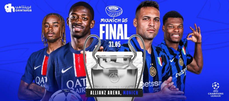 احنا جاهزين… 
كيف انتم جاهزين للنهائي اليوم 🔥🔥؟

🌟توقع النتيجة الصحيحة واربح اشتراك مجاناً 🔥🔥🔥🔥🔥🔥🔥🔥

جائزة لكل توقع صحيح للنتيجة

وسحب على جائزة كبرى واحدة لكل من سيرد على  التغريدة 🥳

#انتر_ميلان_باريس #نهائي_الابطال #انترميلان_باريس_سان_جرمان