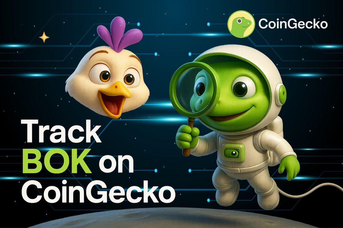 What has $BOK unlocked so far?
✅ Listed on <a href="/coingecko/">CoinGecko</a> 
✅ 500K Market Cap
✅ 620+ Holders growing organically
✅ 20+ Analytical Tools Live on Discord
✅ Selected for <a href="/googlecloud/">Google Cloud</a> &amp; <a href="/Microsoft/">Microsoft</a> Startup Programs
✅Active trading volume
✅The team at @eggcapeclub has survived the