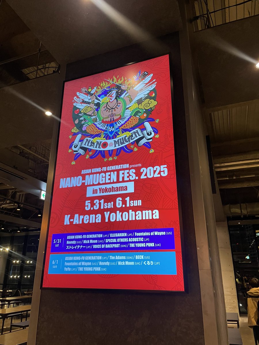 hayashinyo27's tweet photo. NANO-MUGEN FES.2025
どのアーティストも最高やった！
明日も楽しみ〜〜☺️ https://t.co/TWpaJxX30l