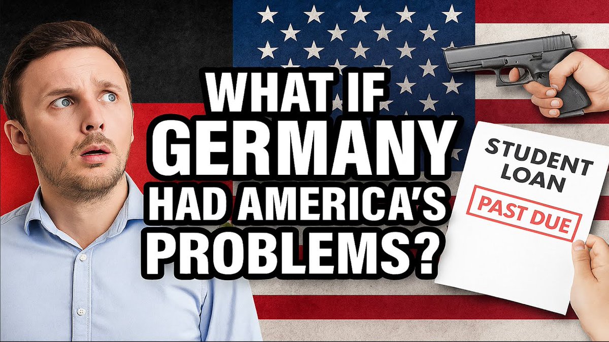 What if Germany woke up and suddenly had all of America's problems? 😱
Student debt, healthcare nightmares, and guns everywhere—would Germany survive?

WATCH NOW ▶️ youtu.be/_S4flX8A2UY

#GetGermanized #GermanyVsAmerica #Satire #CulturalCommentary