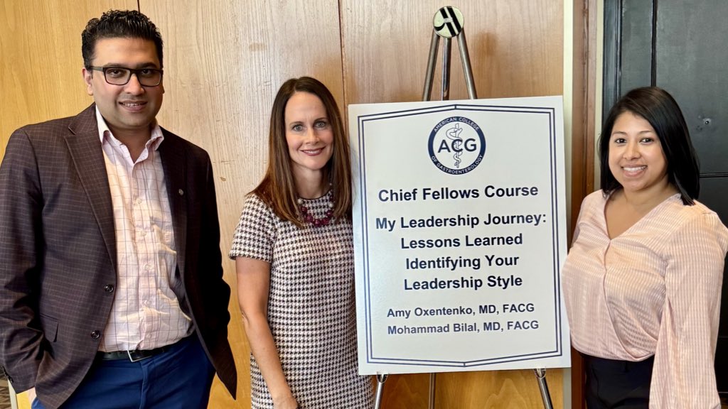 AmyOxentenkoMD's tweet photo. A fantastic 2025 @AmCollegeGastro #ChiefFellow course!
Kudos co-directors, @AdamEhrlichMD, @BMatro_IBDMD and @ArielAday, who rocked!
🎉👊🏼🎉
An all🌟🌟🌟faculty!
And a very 🤗 evening sharing the stage w/@BilalMohammadMD!
Way to represent @MayoClinicGIHep, @ShuGI821! 🙌🏼 https://t.co/1aoOmpI3Y0