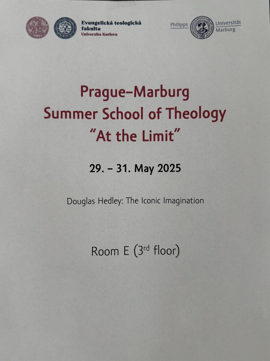 Das war es dieses Jahr in Prag, nächstes Jahr in Marburg, dann ein internationales Seminar vermutlich zu „God in France“ mit (englischsprachigen) Texten aktueller französischer Gottesdenker/innen. Denn es passiert gerade intellektuell viel in der internationalen Theologie!