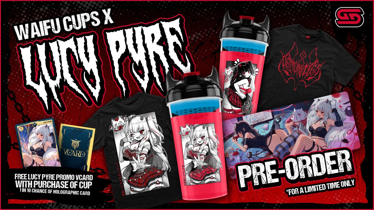 drop is live now! 🤠
they also gave me lots of codes so i'll be doing a giveaway on this post 💞
- follow, like, and RT to enter! 💫
gamersupps.gg/LUCY