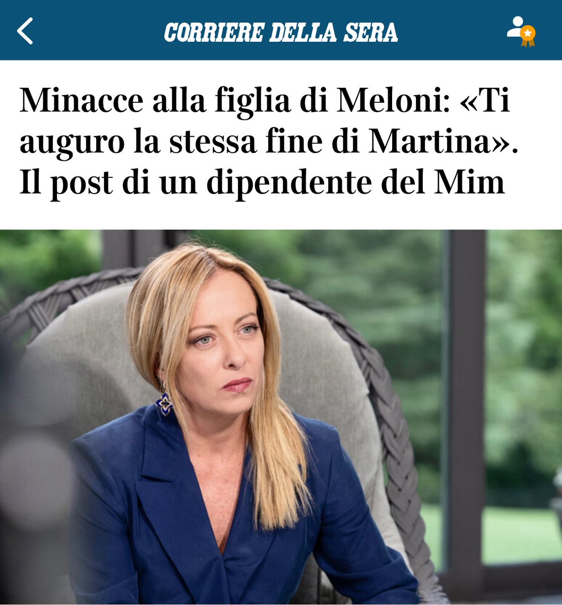paoloborrometi's tweet image. Fermiamoci, questo clima è pericolosissimo.
La competizione accesa non può mai portare a queste minacce, a questo odio.
La solidarietà deve andare alla Presidente Giorgia Meloni che, non va dimenticato, è innanzitutto una madre. Chi ride e sottovaluta sbaglia, può riguardare…