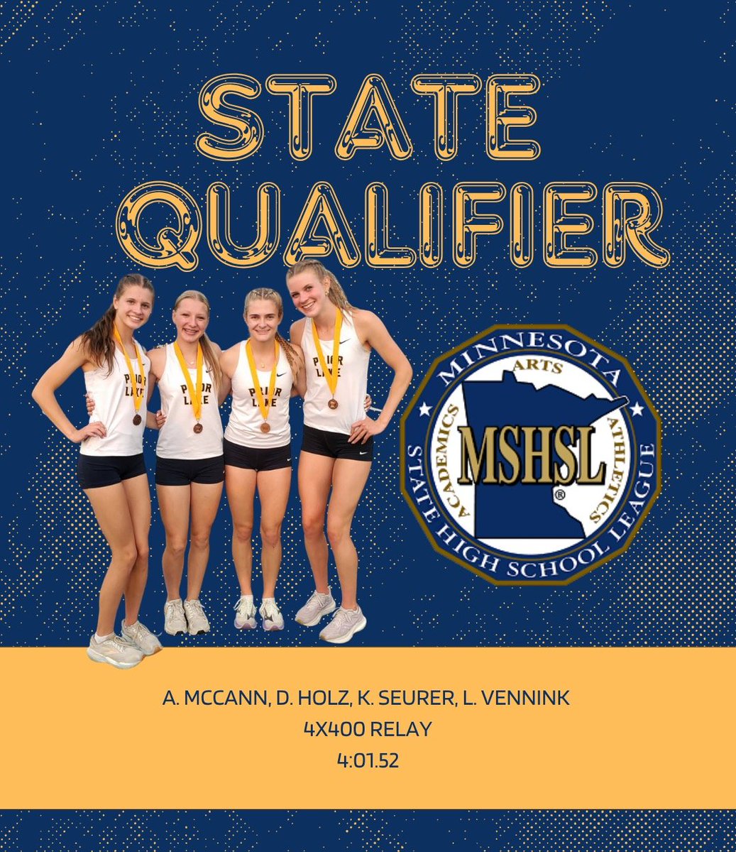 GirlsPLTF's tweet image. Awesome meet for the Lakers yesterday at Sections! 

⭐️Section 2AAA Runner-Up team finish
⭐️Section Champion in the triple jump &amp;amp; 300H (Ava Loftness) 
⭐️13 State Qualiers in 9 events
⭐️New school record in the 4x800m Relay &amp;amp; Section Champs
⭐️Section Head Coach of the Year