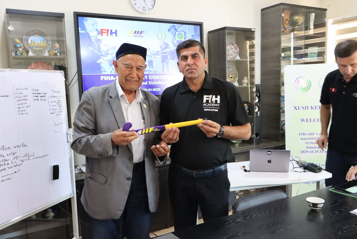 Some glimpses from the FIH-AHF Level 1 Coaching Course held in Samarkand, Uzbekistan from 29 to 31 May 2025. The course was conducted by Mr. Zahid Ali, FIH Academy Educator and FIH Senior Coach, providing an excellent platform for coaches to enhance their expertise.