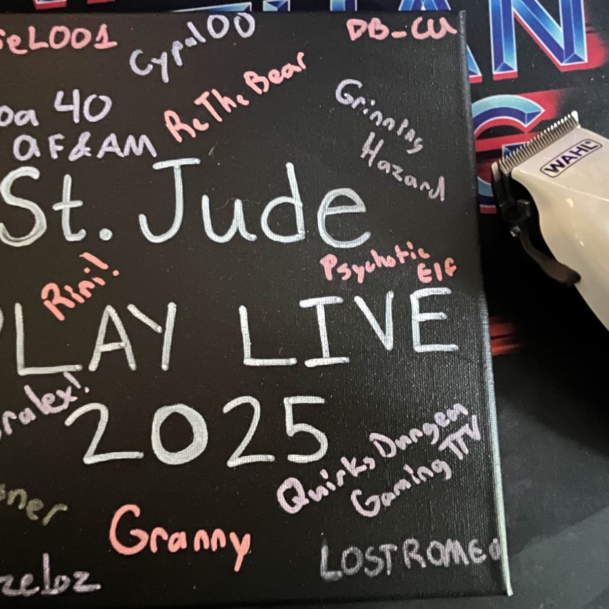 Today's the day.

At 2:30pm ET, my wife is shearing my head LIVE because you helped us raise over $20k for <a href="/StJudePLAYLIVE/">St. Jude PLAY LIVE</a>!

We're not done yet. Final donos today will:
🎨Get your name on this year's canvas
🎁Unlock other awesome incentives

Join in:
🔴tilt.fyi/QeVT0O8XhK