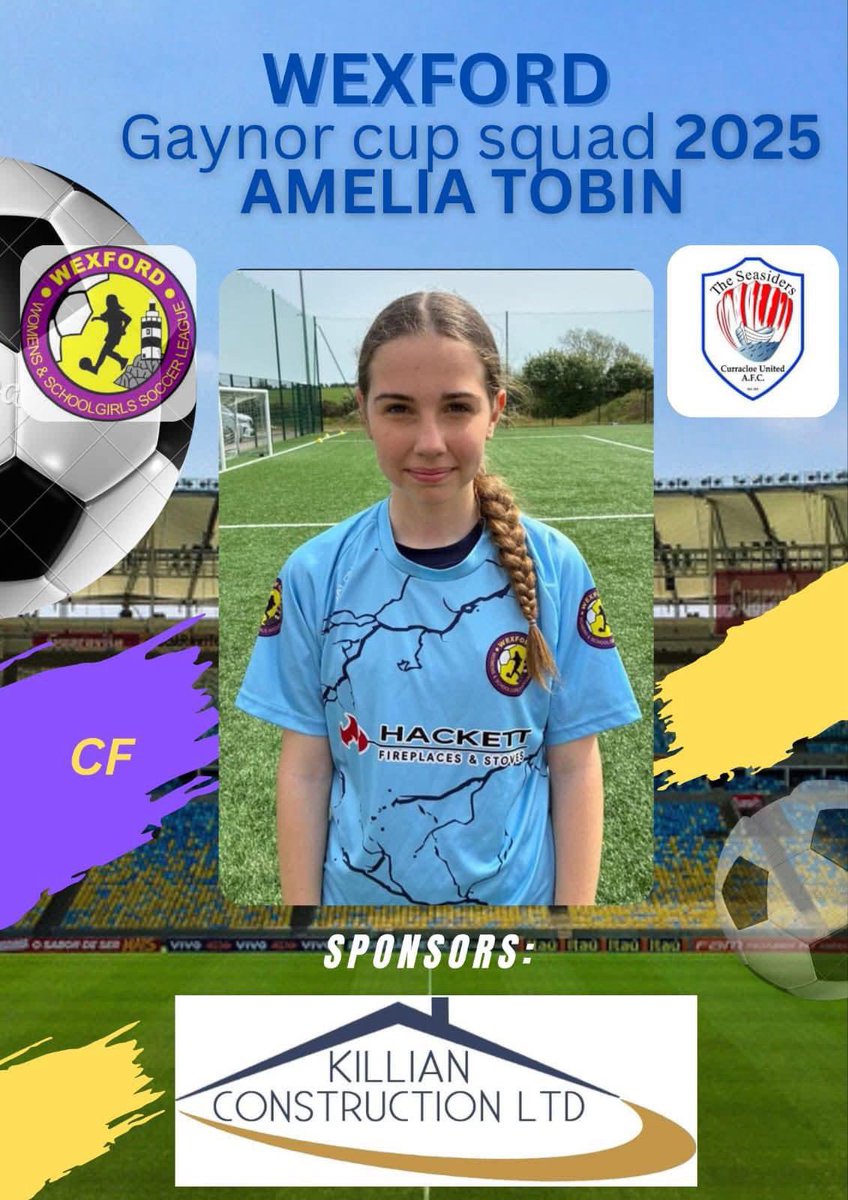 Well done to Millie Tobin &amp; Caoimhe Keating (1st year) who were both selected to represent Wexford 🟣🟡on the Gaynor cup panel next week in Limerick. 👏👏