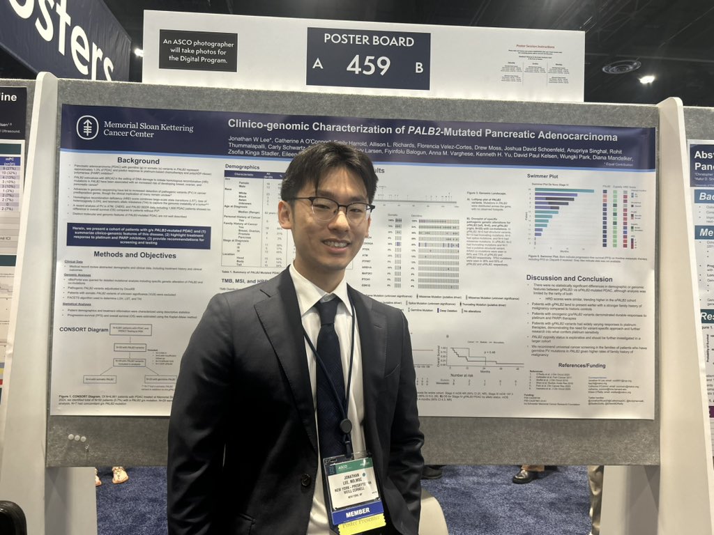 Theresia Akhlaghi (@takhlagh) on Twitter photo Thereโs one more hour left to stop by <a href="/Jonathanwlee23/">Jonathan W Lee</a> poster to learn about PALB2-mutated PDAC! Thereโs one more hour left to stop by <a href="/Jonathanwlee23/">Jonathan W Lee</a> poster to learn about PALB2-mutated PDAC!