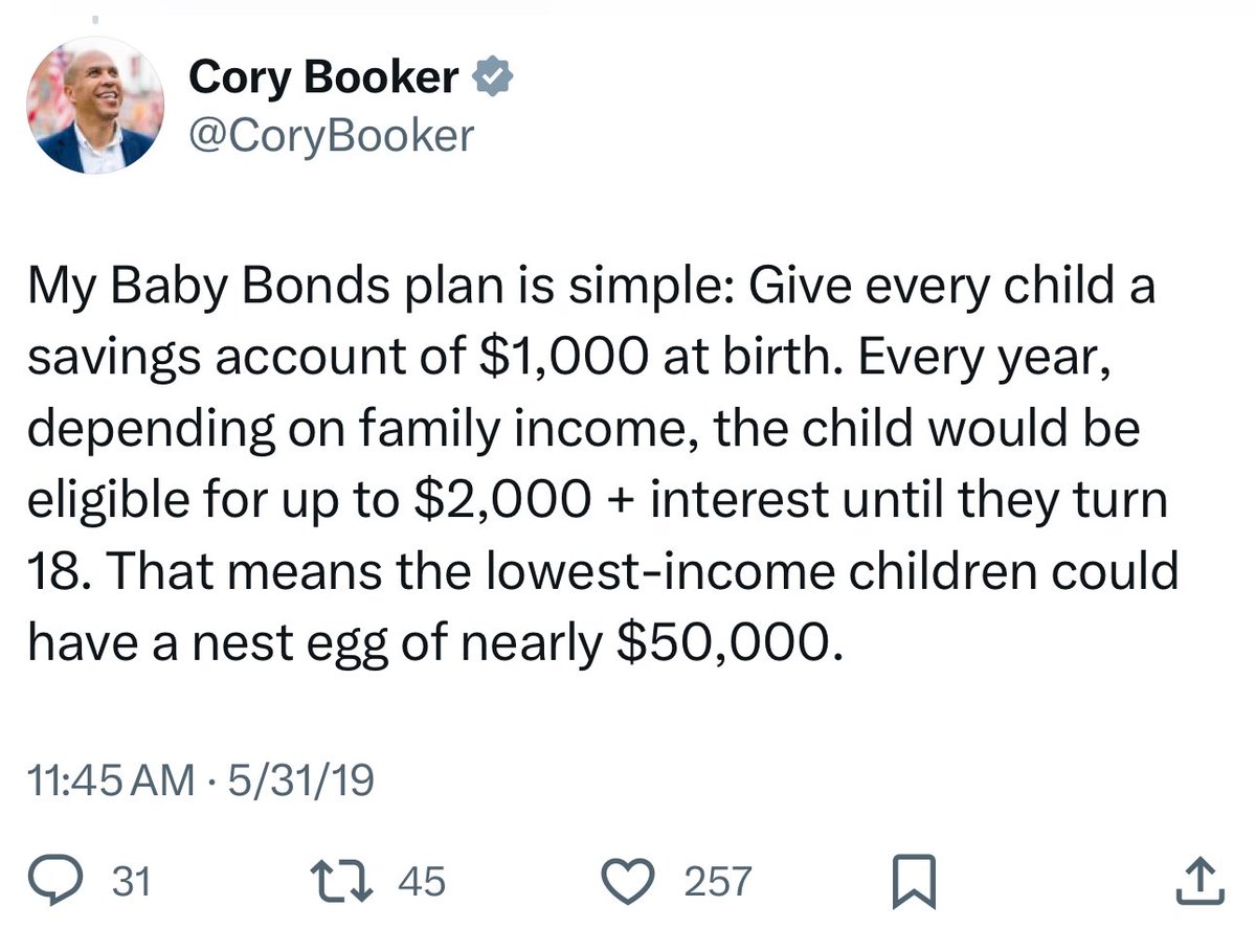 Where have I heard this idea before.  Cc:<a href="/CoryBooker/">Cory Booker</a>