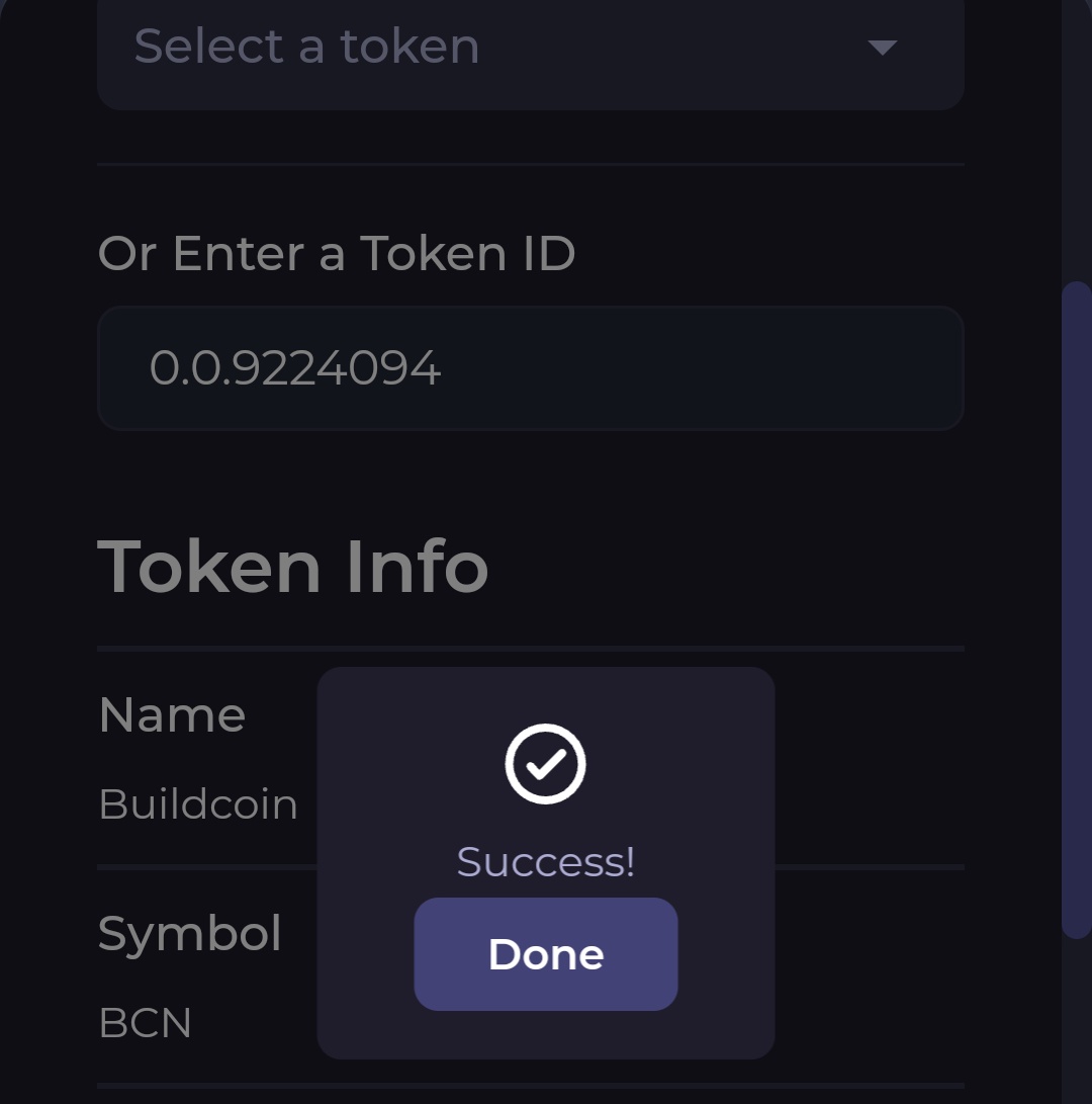 Zasperow's tweet photo. @Buildcoinhbar Done Associate : 0.0.1163098 https://t.co/585WM6AG6c