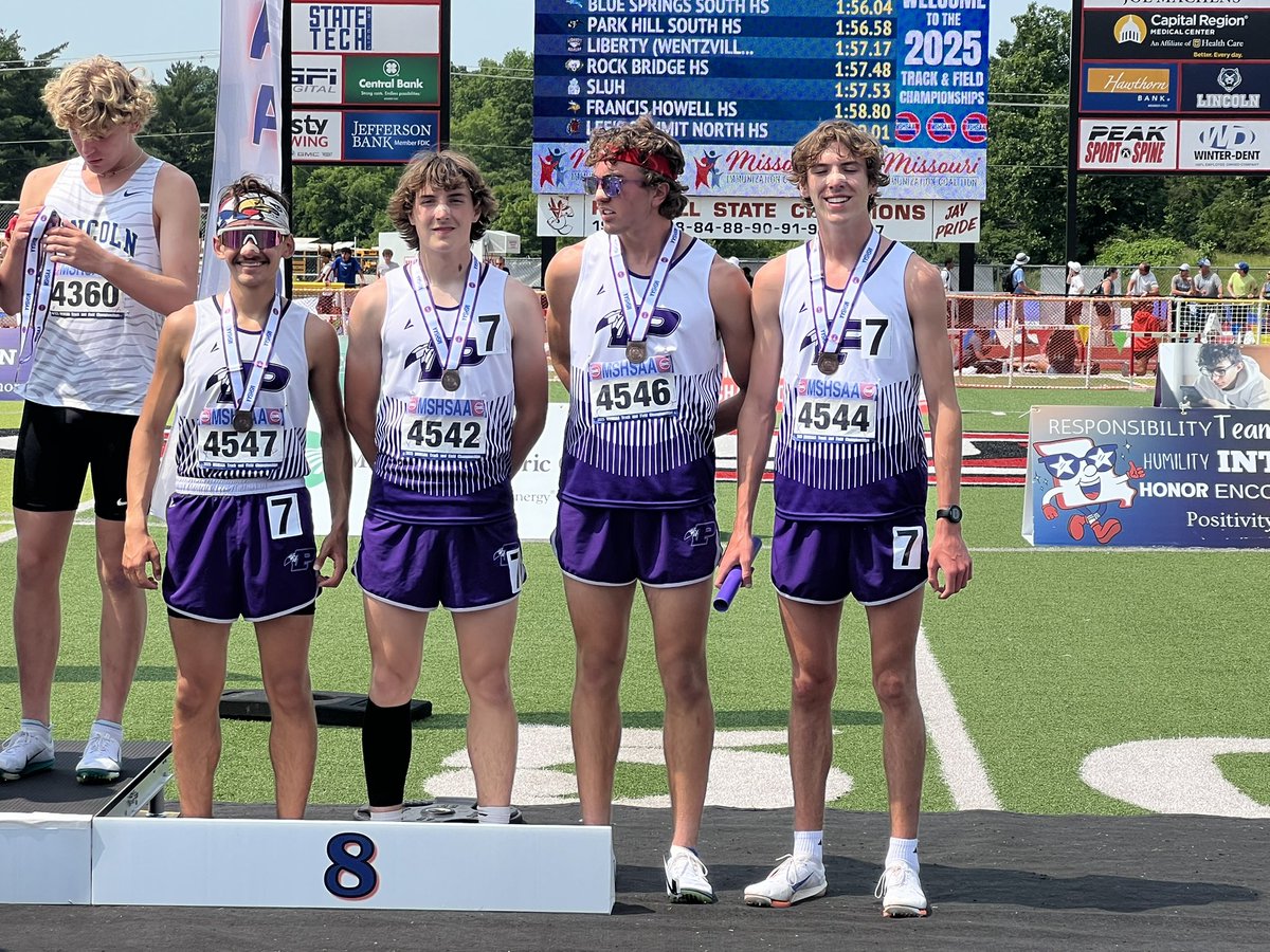 Pacific, eighth in Class 4 boy 4x800