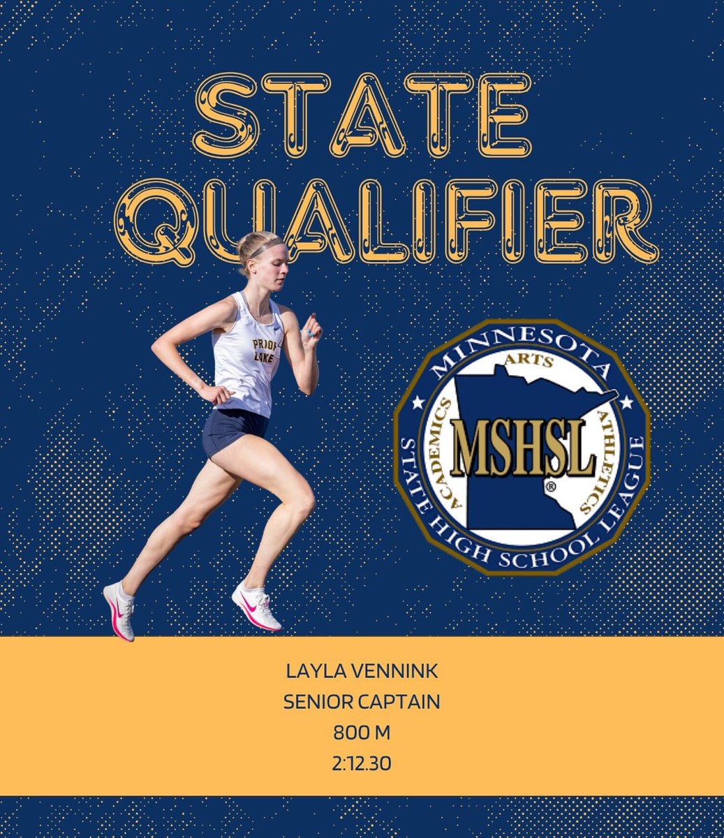 GirlsPLTF's tweet image. Congrats to all of our State Qualifiers!! 💙💛