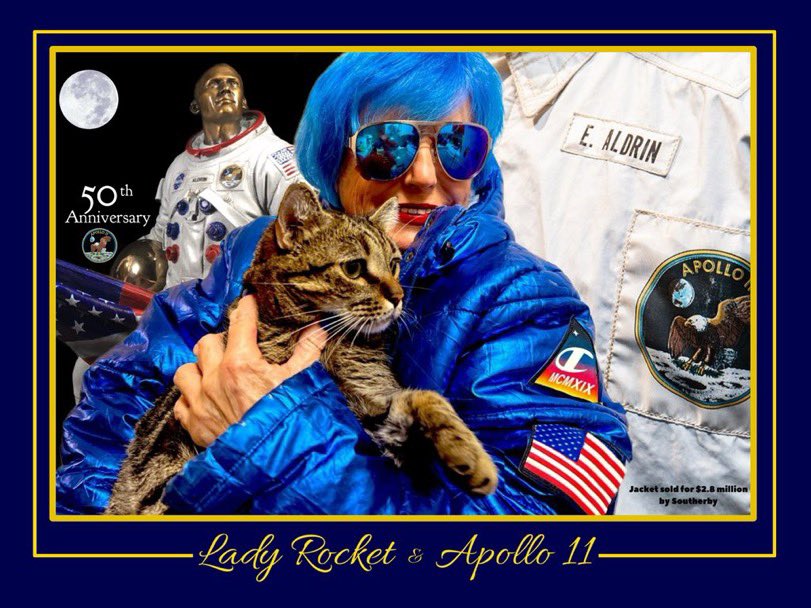 LadyRocketSpace's tweet photo. Most engaging meme - I own it because I love cats and @officialcatcoin community!
Together with @Positive_Chalie and @Grant_Blaisdell,@CopernicSpace and @officialcatcoin community we sent @officialcatcoin to the Moon and it can be now used for special promo! Donating for cats! My Moon Cats are also o! thanks @_CryptoBus for my Apollo 11 cat art!