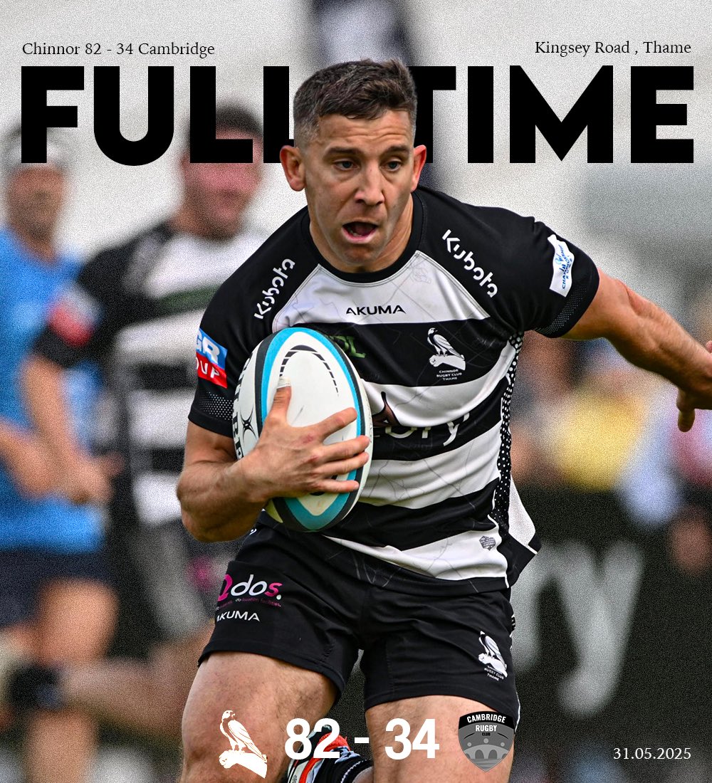 ChinnorRFCThame's tweet image. What a way to finish out debut @Champrugby season.