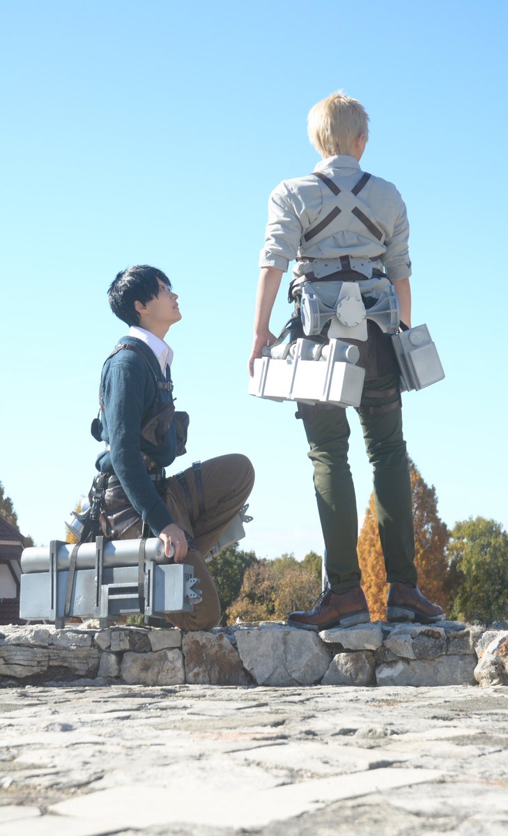 .                       Cosplay AOT 
                      Bertolt｜Reiner

                   （  君は、今____  ）

#リトコス
#LITOCOS
