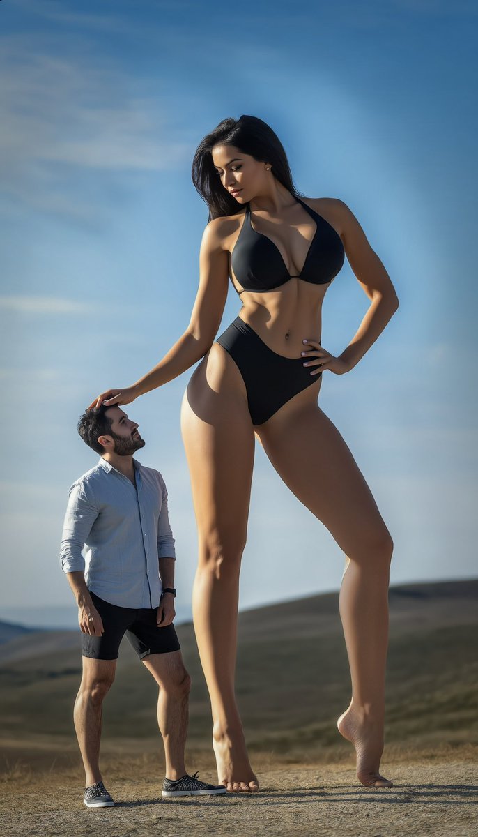 House_OfHeight's tweet photo. Good morning little one😉 

#tallgirls #heightcomparison #giantess #tallwoman #tallwomen #gts #bigfeet https://t.co/wcLgQXJ6Mm