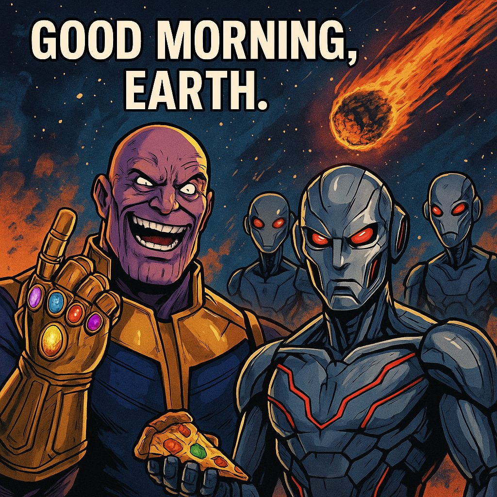 Saturday mornings hit different when world domination’s on the to-do list. ☕💥 Snap, munch, conquer. What are you getting into today? #weekendvibes #villainera #podcast  #PowerUp
