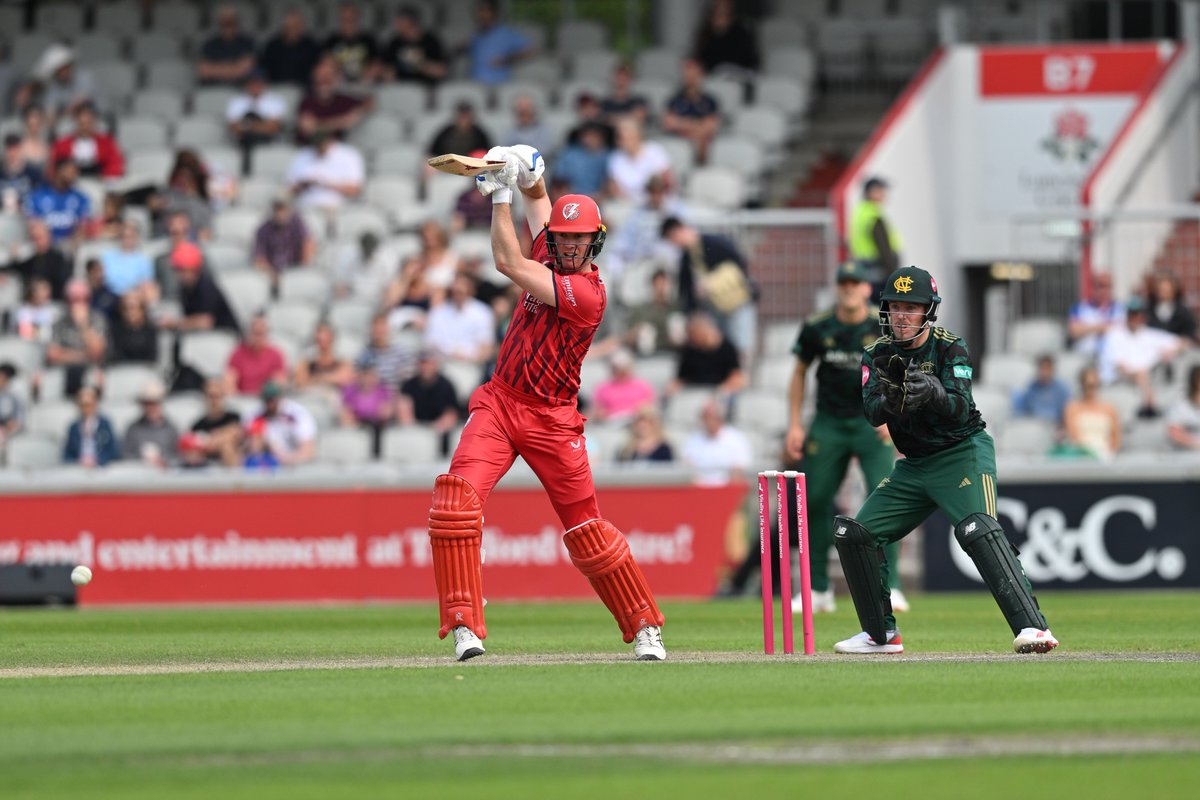 lancscricket's tweet photo. Lightning post 2๏ธโฃ1๏ธโฃ6๏ธโฃ๐ฅ
An exceptional batting effort from our openers Luke Wells (87) and Keaton Jennings (95) with a record opening stand in a T20 match for Lancashire of 177 runs! ๐คฏ๐
โก #StrikeTogether | ๐ #PrideFixture https://t.co/HiNOnyWCkH