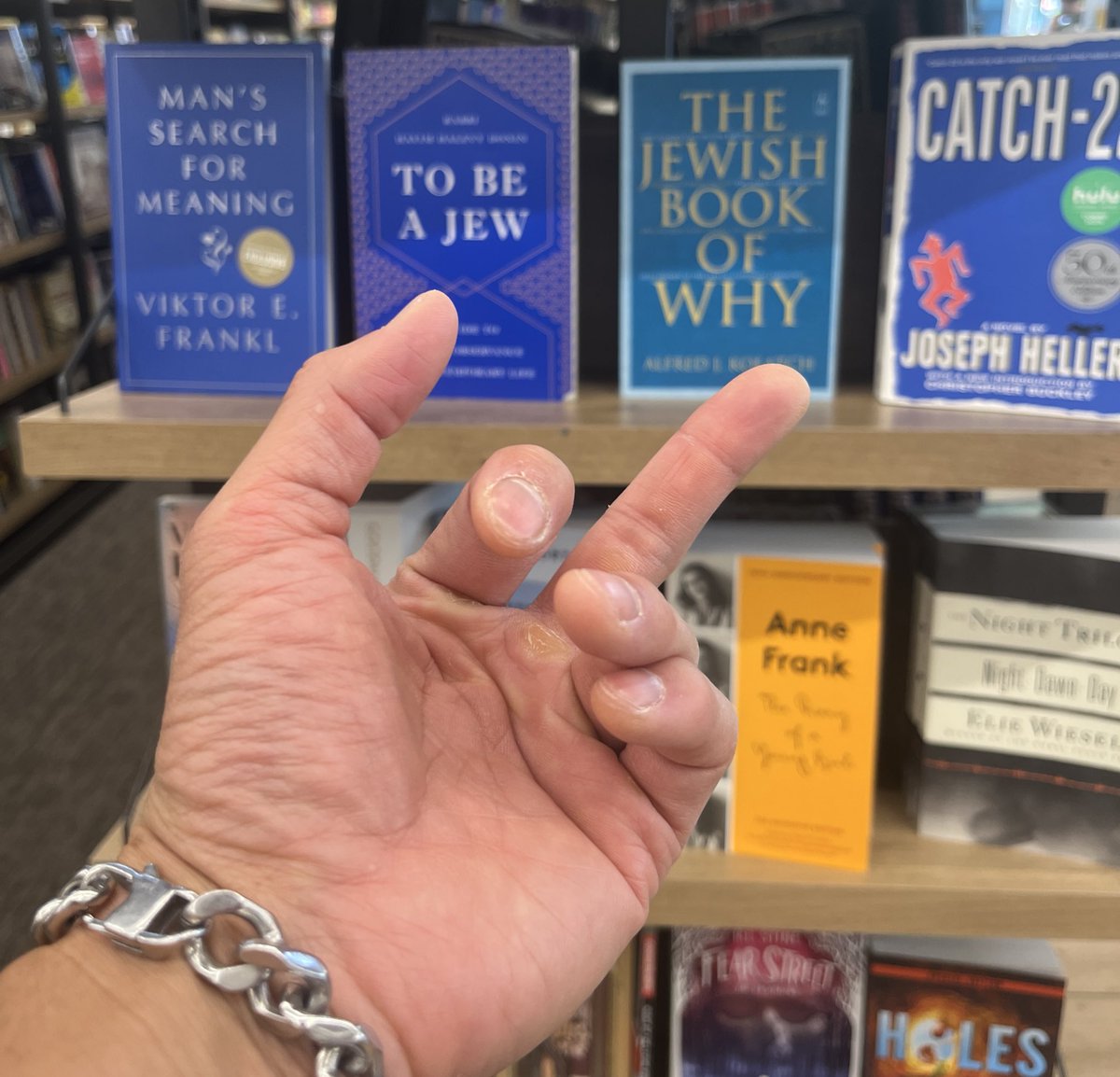 Picking up some new books here and came across this shelf of poison