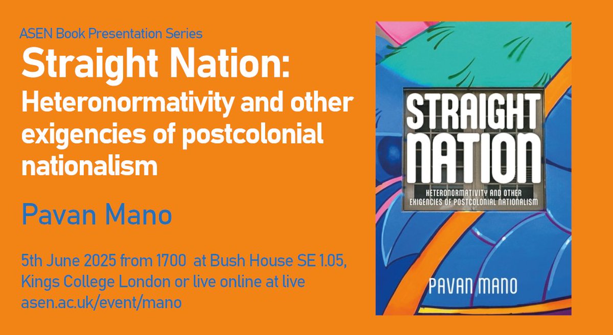 Nations & Nationalism (@n_nationalism) on Twitter photo We have two events coming up this week, in person in London or online anywhere in the universe - the <a href="/n_nationalism/">Nations & Nationalism</a> debate on Aram Hur's 𝘕𝘢𝘳𝘳𝘢𝘵𝘪𝘷𝘦𝘴 𝘰𝘧 𝘊𝘪𝘷𝘪𝘤 𝘋𝘶𝘵𝘺 + a discussion on Pavan Mano's 𝘚𝘵𝘳𝘢𝘪𝘨𝘩𝘵 𝘕𝘢𝘵𝘪𝘰𝘯 - asen.ac.uk/events for info! We have two events coming up this week, in person in London or online anywhere in the universe - the <a href="/n_nationalism/">Nations & Nationalism</a> debate on Aram Hur's 𝘕𝘢𝘳𝘳𝘢𝘵𝘪𝘷𝘦𝘴 𝘰𝘧 𝘊𝘪𝘷𝘪𝘤 𝘋𝘶𝘵𝘺 + a discussion on Pavan Mano's 𝘚𝘵𝘳𝘢𝘪𝘨𝘩𝘵 𝘕𝘢𝘵𝘪𝘰𝘯 - asen.ac.uk/events for info!