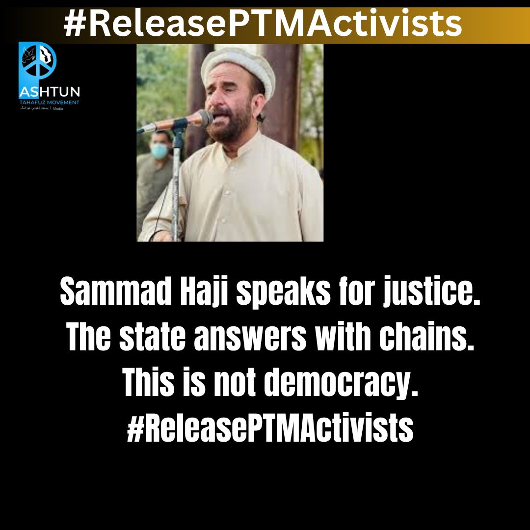 حاجی عبدالصمد لالا کو رہا کرو

#ReleasePTMActivists