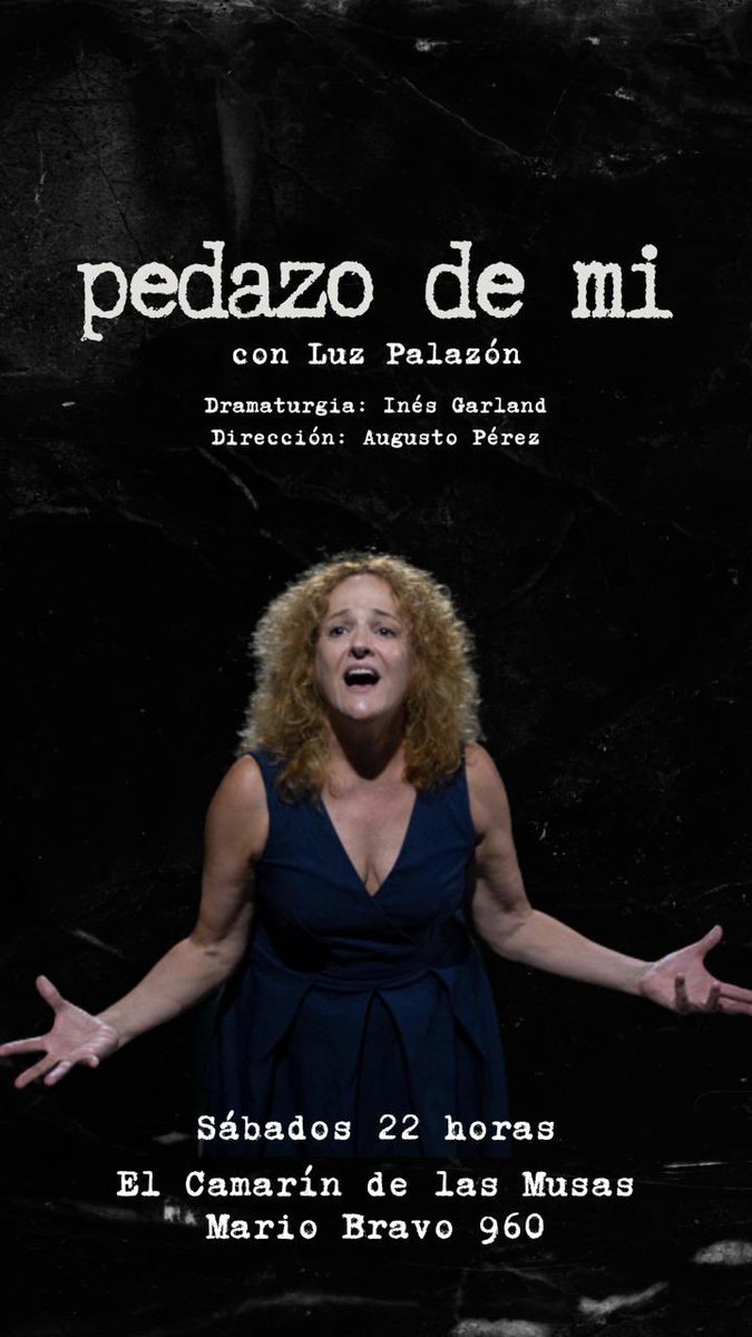 Hoy 22 hs 
El Camarin de las Musas 
Entradas 👇👇👇👇

elcamarindelasmusas.com/event/6476