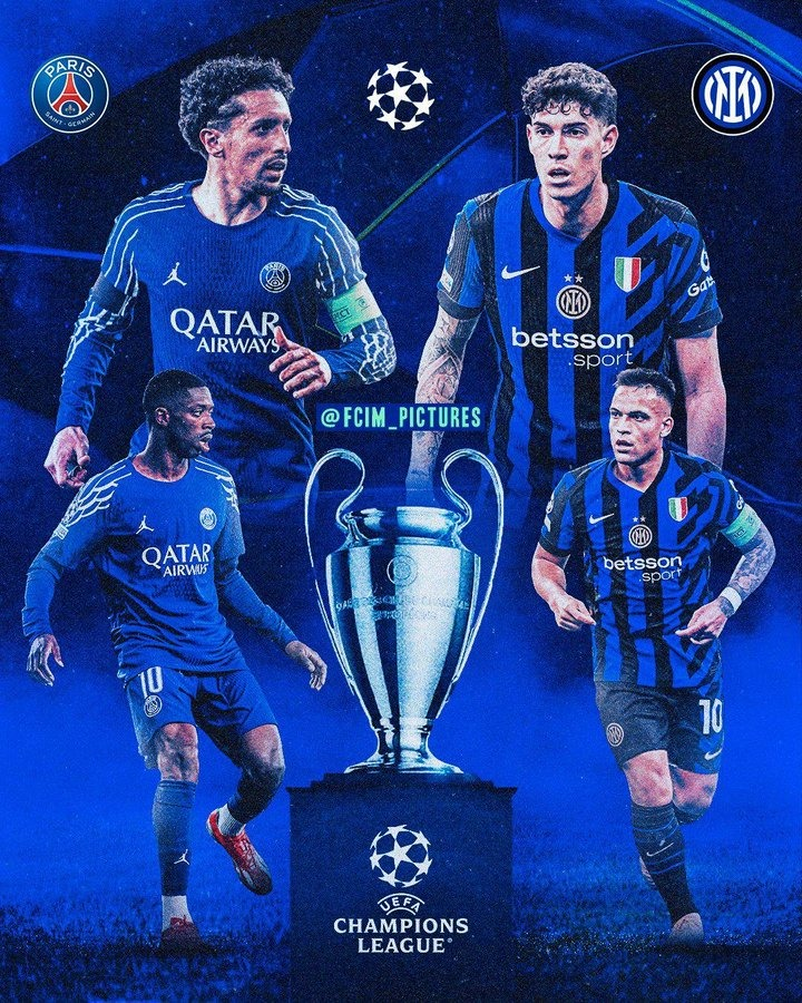Giveaway alert

I’m in a good mood. Why?
It’s Champions League Final day. PSG vs Inter.
Kick-off at 9PM CET.

Guess the correct score.
One person who gets it right will win $100 in Solana.

Let’s see who’s got the vision… 👇🏾

P.S. I am live on the Champions League Final