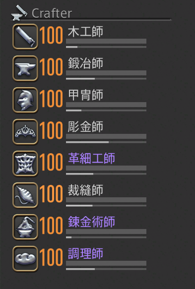 citron_mary's tweet photo. やっと100にした～～～ん
これで装備作って今更なパッチやるぞ https://t.co/DruqkSa9dC