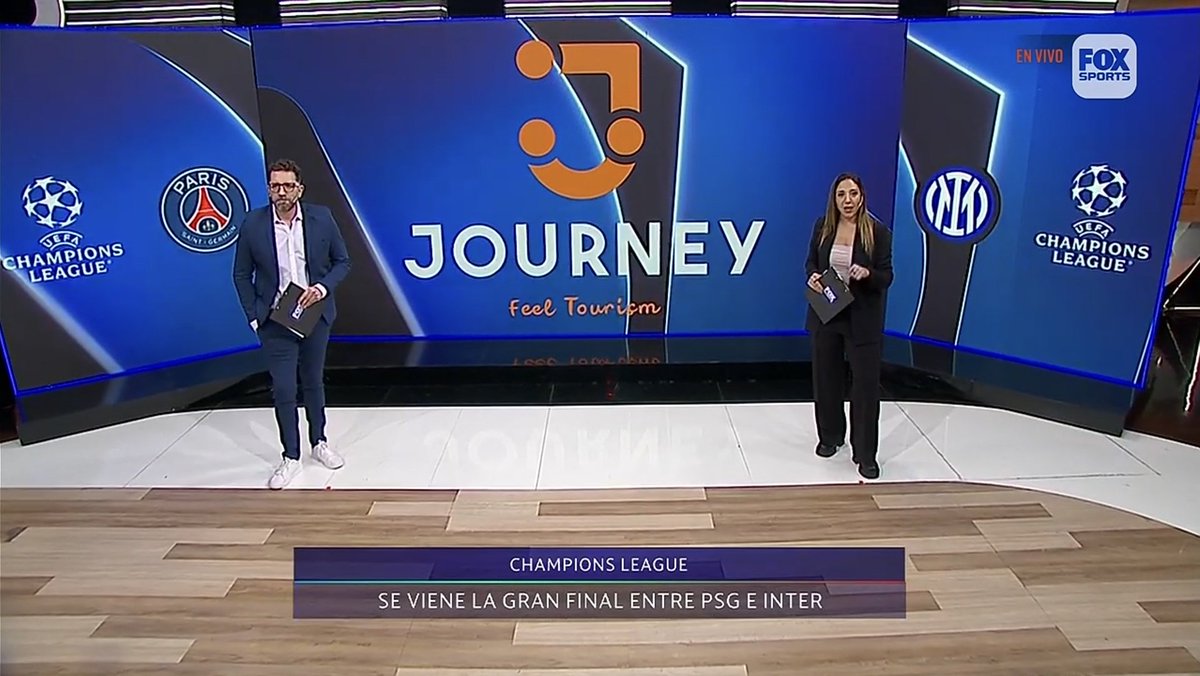 TribunaDeporOK's tweet photo. #CHAMPIONSxFOXSPORTS

@alejwall @AgusVidal__ @catubonadeo y @SergioRek dan inicio a la previa de la Final entre PSG e Inter por @FOXSportsArg https://t.co/FyGcQCLRlH