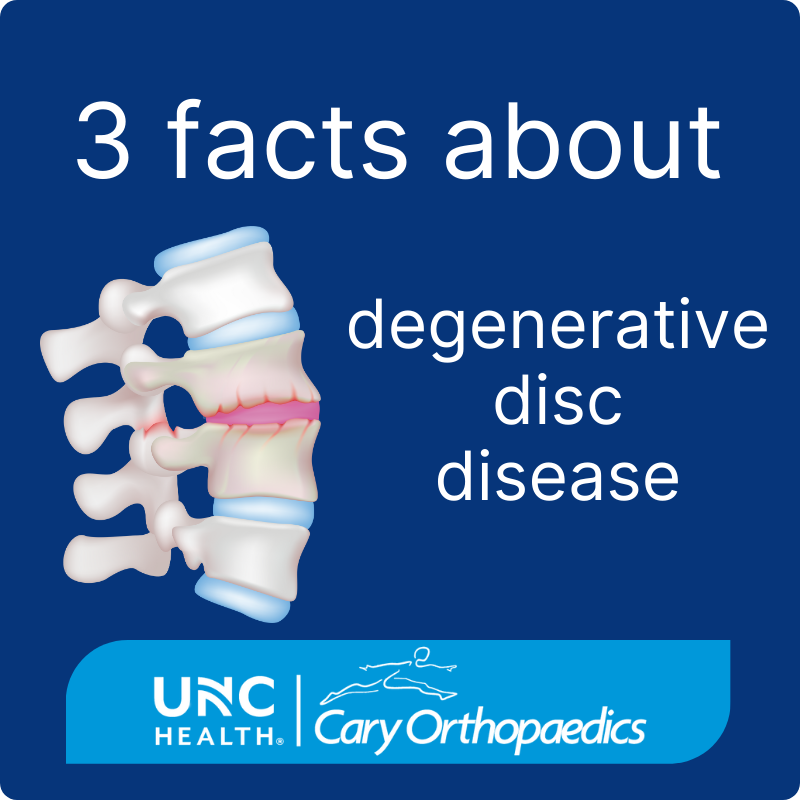 CaryOrtho's tweet photo. Have you heard of degenerative disc disease? It describes how spinal discs break down over time and cause pain in the back and other symptoms. 

Here are three helpful facts about degenerative disc disease.

https://t.co/qVgMIGGOUL

#BackPain #DegenerativeDisc #Spine #CaryOrtho https://t.co/2fdhZS6Qwz