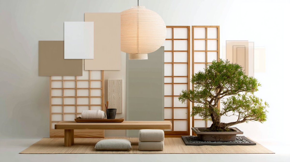 Prompt: Moodboard, interior design of a [room type with style ...