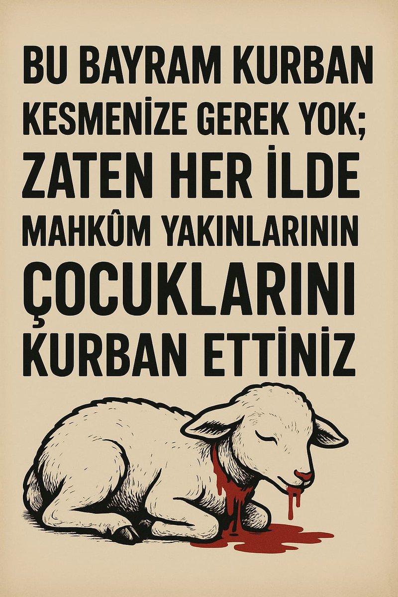 Benim çocuğumu bu bayram kurban ettiler benim vekilim <a href="/avidrissahin/">Av. İdris Şahin</a>
