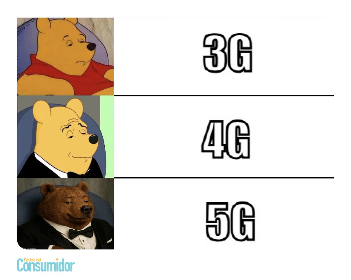 📶 3G: carga lento pero seguro (bueno... lento nomás).
🧐 4G: ya te deja ver memes sin que se congelen.
😎 5G: ni tú sabes para qué lo quieres, pero ¡qué elegancia la de 🇫🇷!

🧵