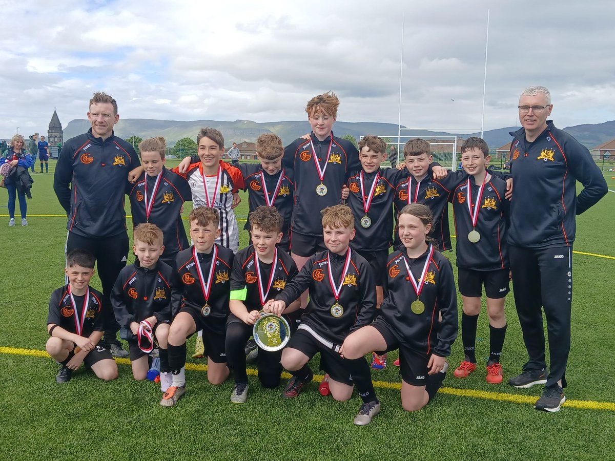 Premier league 
U12 shield final boys u12
Valley Rovers 3
Strand celtic 0
Ronan lynam x2 and Eddie Smith 
Congratulations to all involved on a brilliant season. Improving every week and to cap the season of with your first youth medels is brilliant. Well done to all