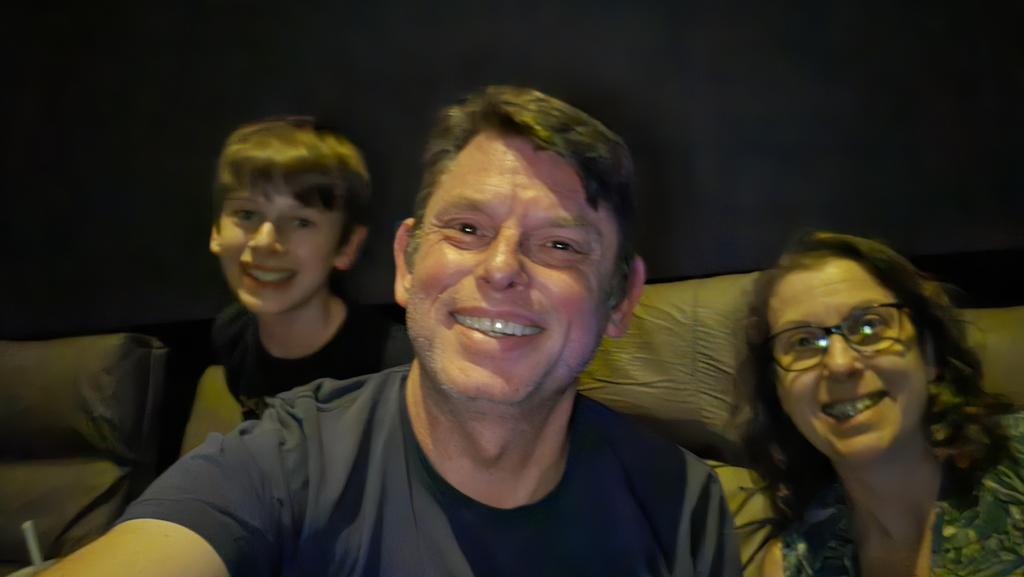 dougaldonkey's tweet photo. We're eagerly waiting in the cinema for Wish World to begin on the big screen! https://t.co/8GMx5MZJoj