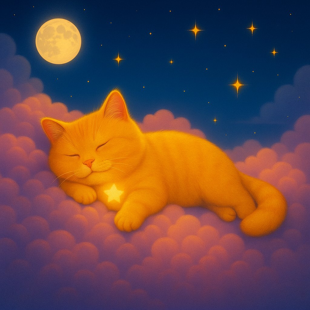 XCryptoner's tweet image. Hosico found the coziest spot in the sky nothing beats a nap among the stars ✨⭐
#Hosico
#FlyHosico
@Hosico_on_sol