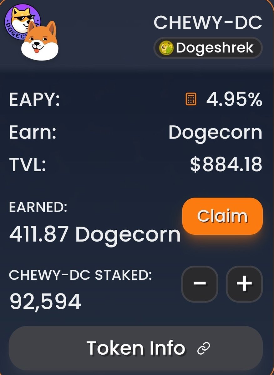 one of my liquidity pairs just doing its thang 👀

$Chewy $DC