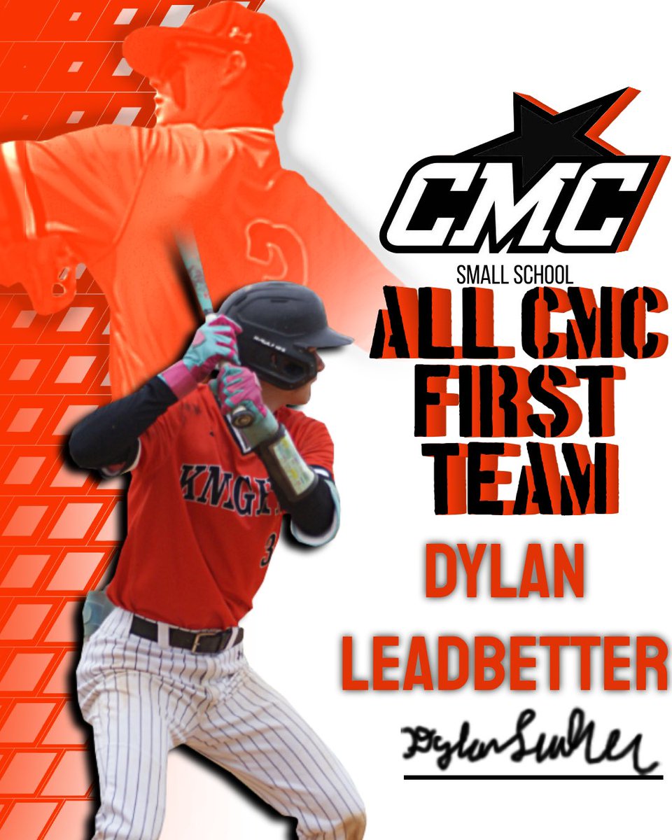 gomhsbaseball's tweet image. And making All CMC First Team we got Dylan Leadbetter and Cory Godlove. Congratulations to them and congratulations to all 5 of recipients for their awards for having an outstanding season!
